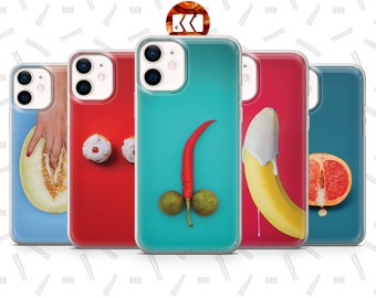 Vegenitals Phone Case: Quirky Fruit and Vegetable Print