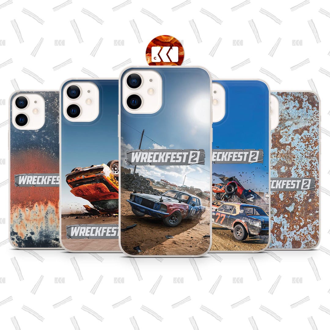 Racing Phone Case: Wreckfest 2 Art - Soft Gel TPU Protection - Etsy