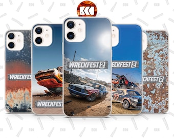 Racing Phone Case: Wreckfest 2 Art - Soft Gel TPU Protection