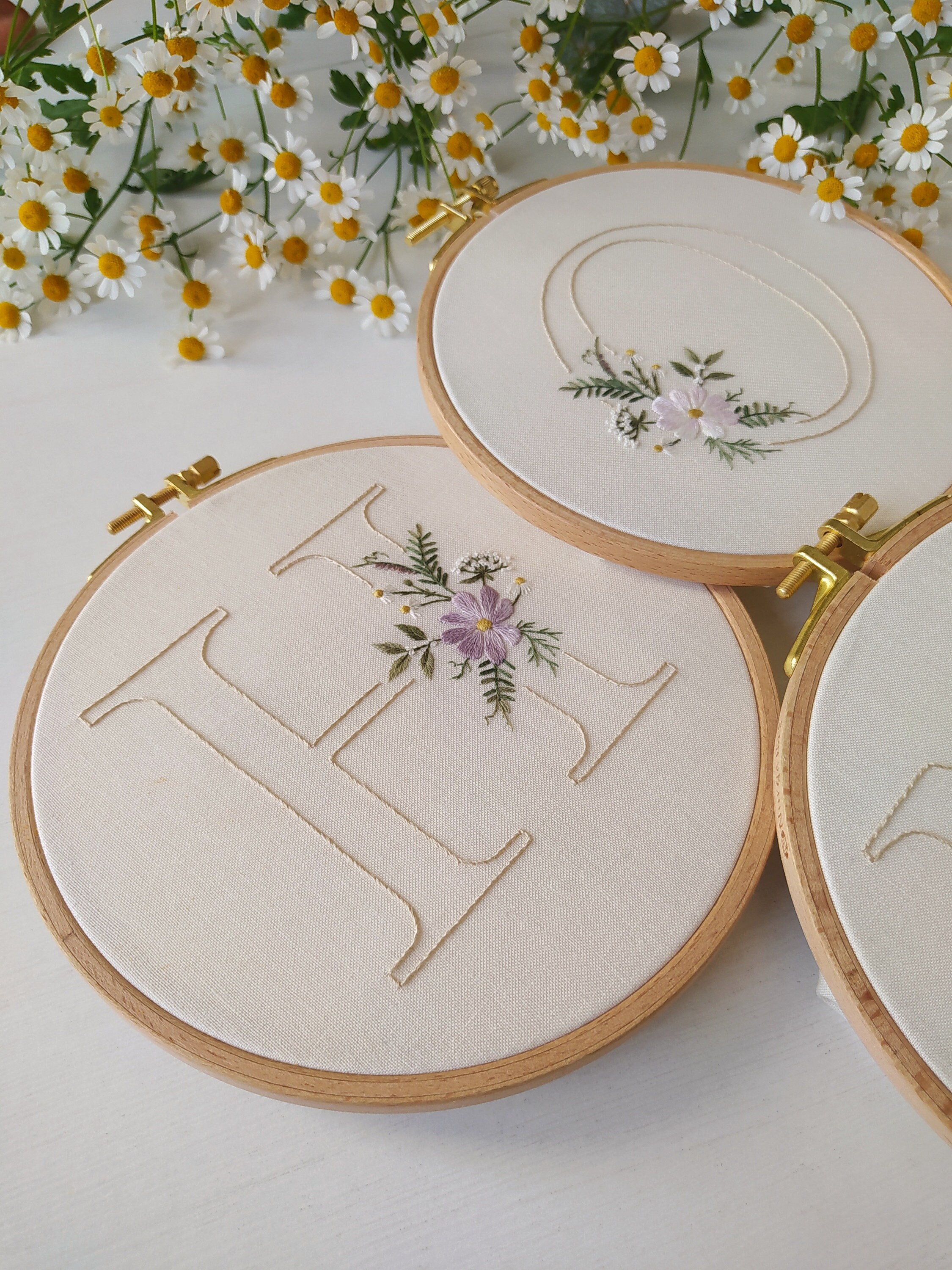 Floral Alphabet Embroidery Pattern PDF + Video Tutorial – Botanical 26 ...