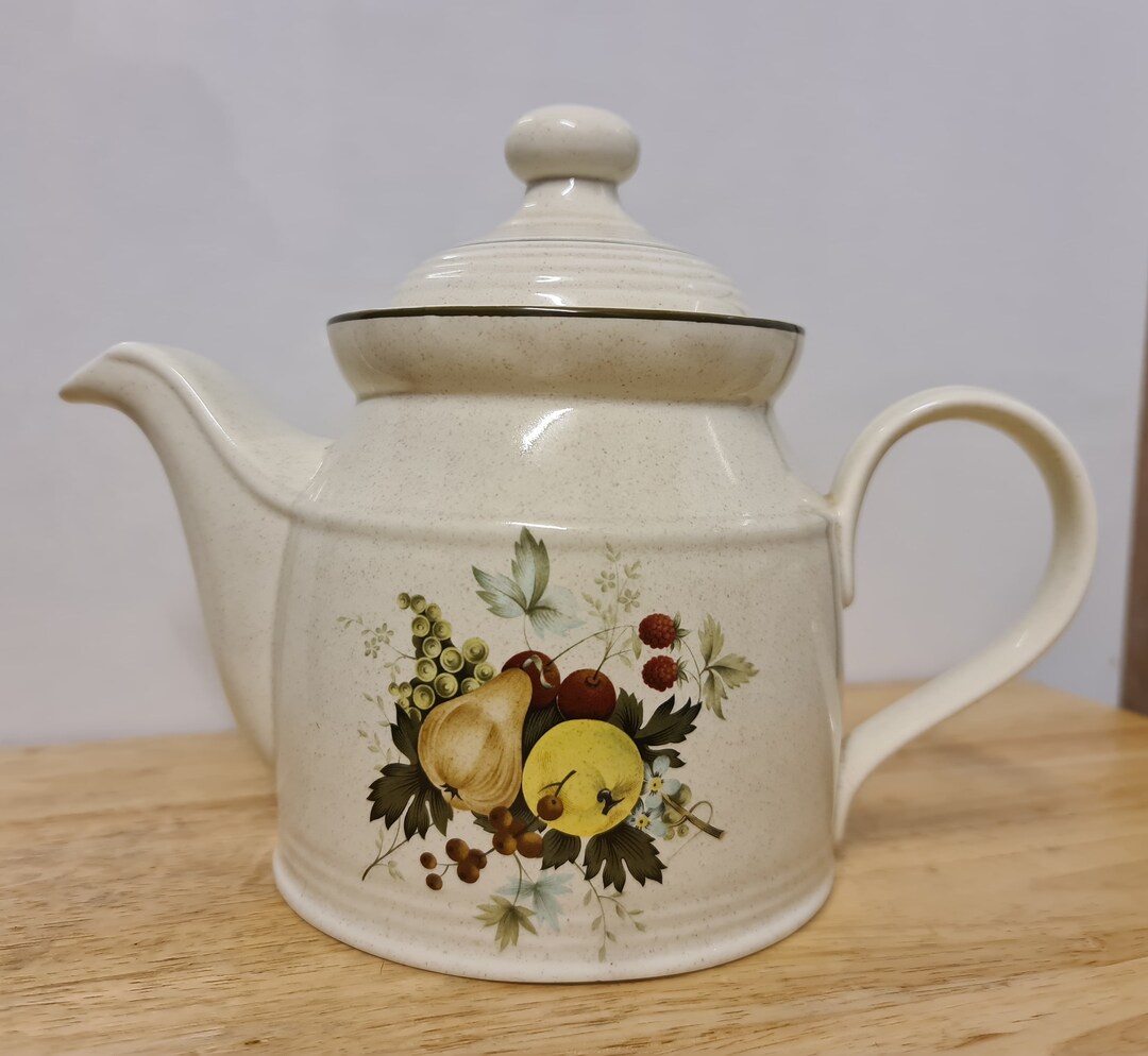Vintage Royal Doulton Lambethware Cornwall Teapot Etsy