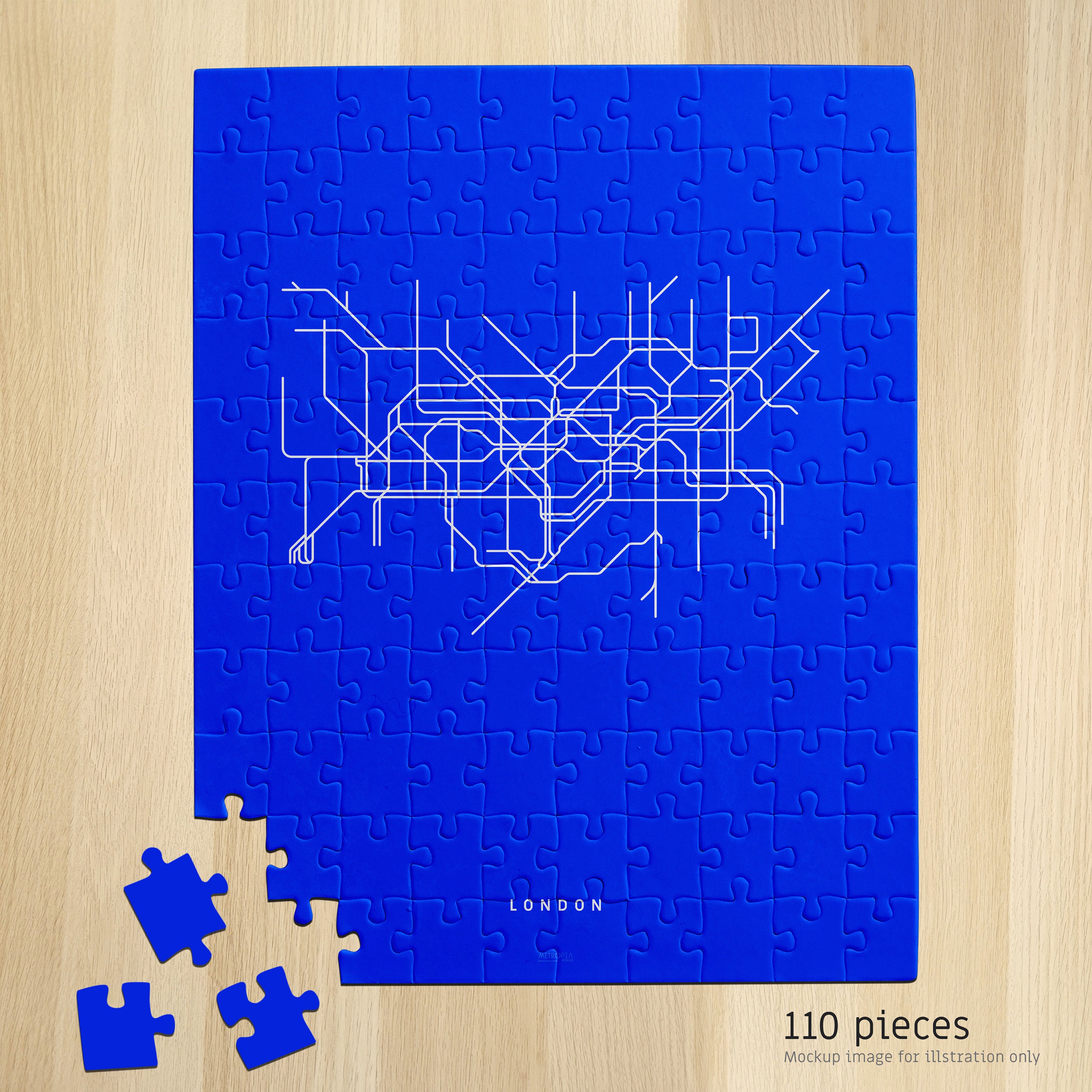 Lot De 2 Puzzles Anciens 500 Pièces : Métro De Londres Et Métro De Paris - 1972 - Scellés
