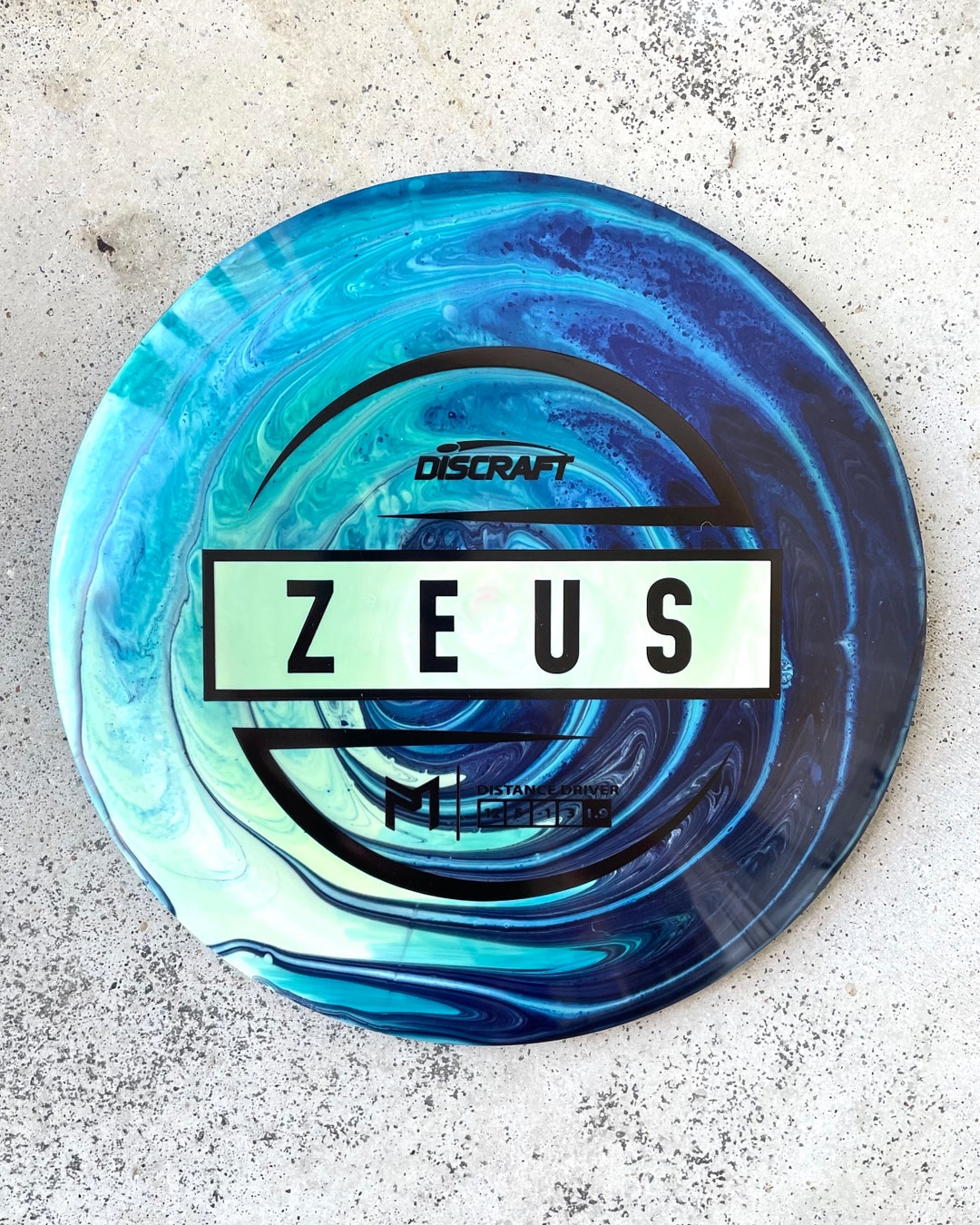 Discraft ESP Zeus Disc Golf Disc 173174g Custom Hand Dyed Etsy