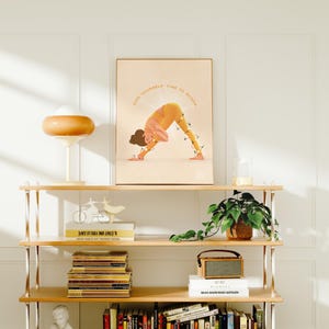 Yoga Yoga Kunstdruck: Pilates Studio Wanddeko (A5/A4)
