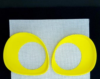 Yellow Eye KIt Make Your Own 3D Printed Furry Toony Eyes for Fursuit and Costume DIY