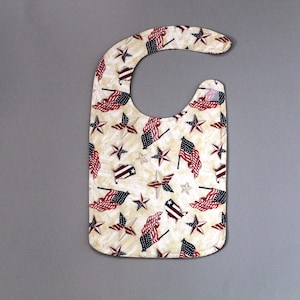 4th of July, PATRIOTIC, Newborn Baby Gift, Baby Shower Gift, Unique Bib, Handmade Bibs, Independence Day