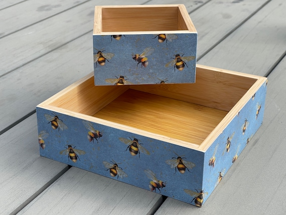 Bee Design, Jewellery Trinket, Bits and Bobs, Office Storage, Home, Bedside Storage, Key Pot, New Home Gift, Mum Gift, Hallway, Desk Decor