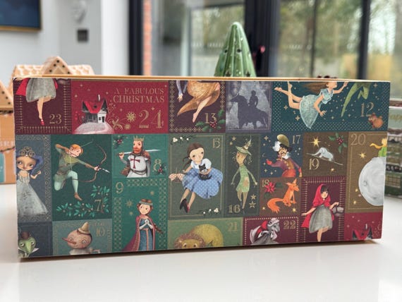 Countdown to Christmas, Christmas Eve Box, Fairtytales, Gift Box, Book Storage, Playroom Storage, Pretty Boxes, Bamboo Box, Nursery Box
