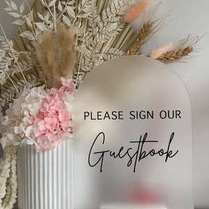 Acrylic Guestbook Sign