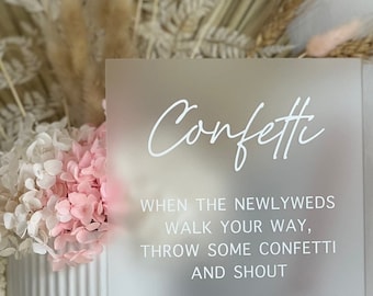 Custom Wedding Table Signs