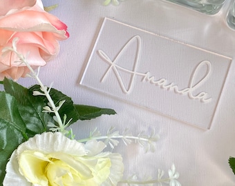 Rectangle Acrylic Place Cards
