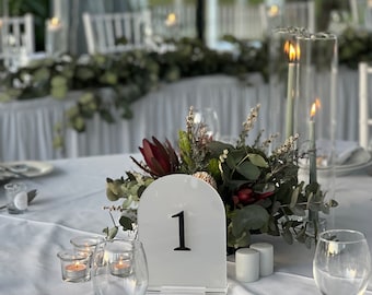 3D Acrylic Arch Table Numbers