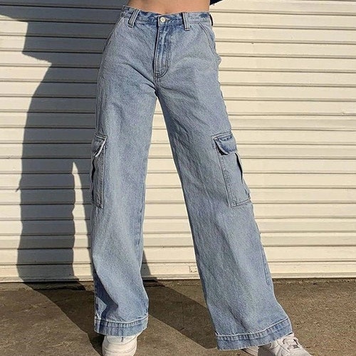 Baggy Jeans Wide Leg Jeans / High Waisted Jeans / Oversized - Etsy