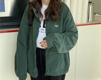 oversized zip up hoodie womens