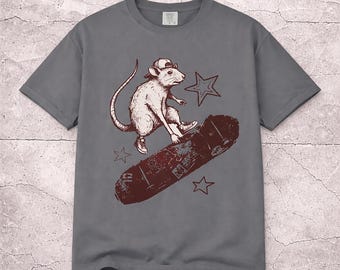 T-shirt Skate Rat Skateboarding | Streetwear grunge-T-shirt