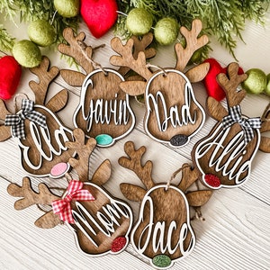 BESTSELLER Personalized Christmas Stocking Tags, Wooden Gift Tags, Stocking Name Tag, Personalized Name Tag, Christmas Gift Tags, Tags