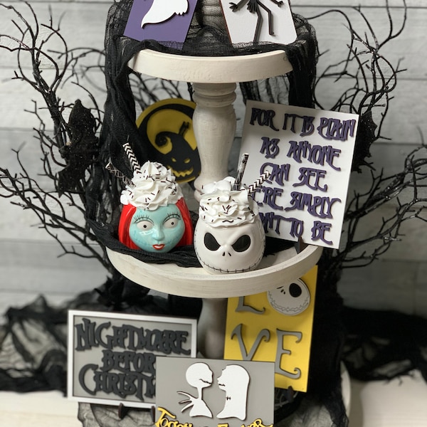 Halloween Tier Tray Decor Etsy