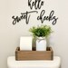 Hello Sweet Cheeks Cursive Wall Decal Vinyl Decal - Etsy