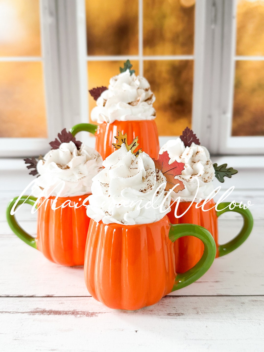 Faux Mini Pumpkin Spice Latte Mug Mini Pumpkin Spice Latte Pumpkin 