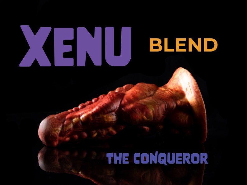 Fantasy Alien Dildo - Xenu - Blend Color - Silicone Monster Sex Toy 