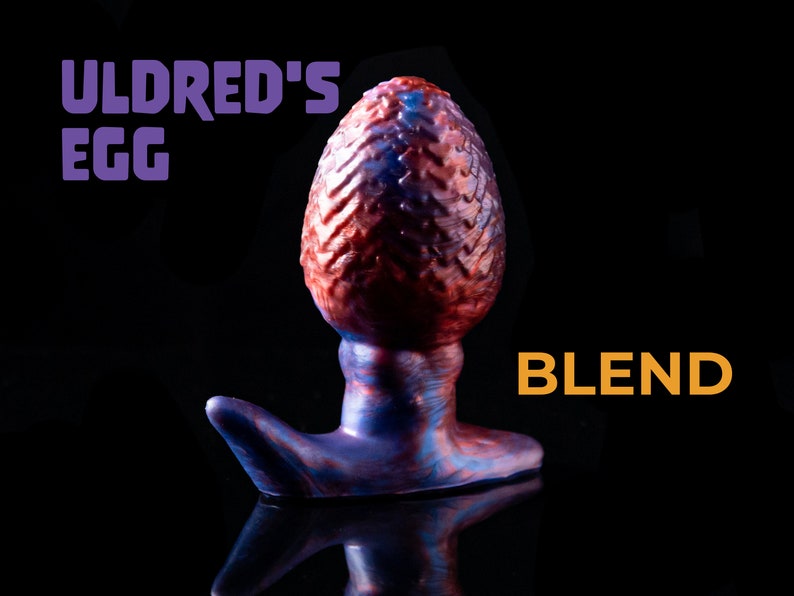 Fantasy Egg Butt Plug - Uldred's Egg - Blend Color - Dragon Egg Dildo Monster Sex Toy 