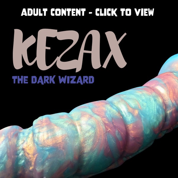 Custom Fantasy Monster Dildo - Kezax - Marble Color - Realistic Silicone Sex Toy