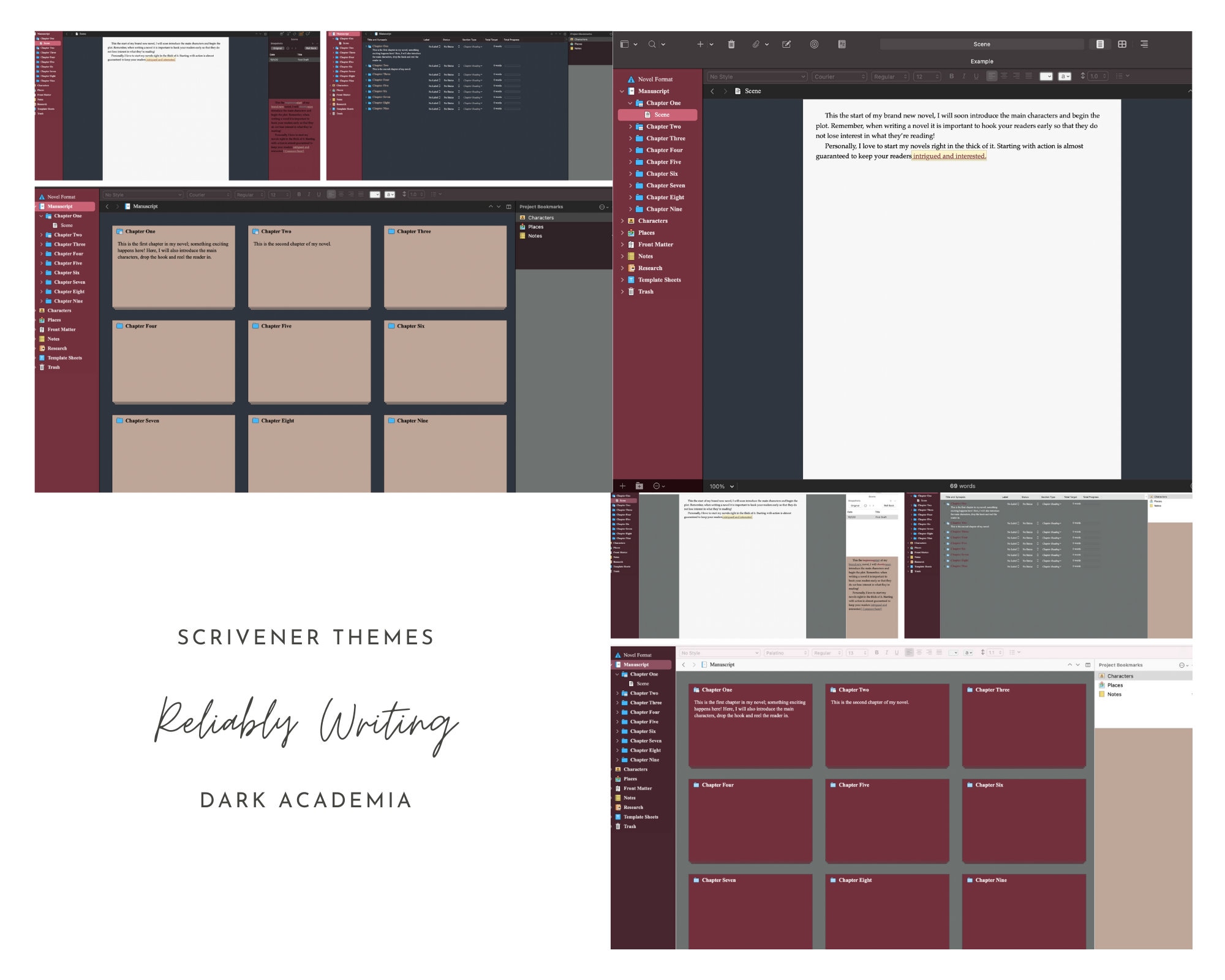 scrivener dark theme scrivener dark theme