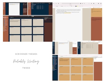 Tweed Scrivener Theme (Light & Dark)