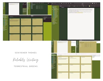 Terrestrial Greens Scrivener Theme (Light & Dark)