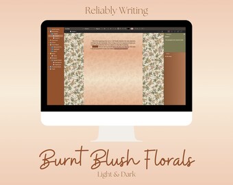 Burnt Blush Florals (Light & Dark)