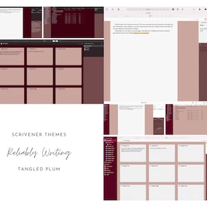 Tangled Plum Scrivener Theme (Light & Dark)