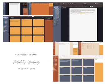 Desert Nights Scrivener Theme (Light & Dark)