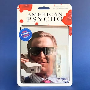 American Psycho - Giocattolo bootleg di American Psycho! Telefono cellulare in mattoni Motorola Dynatac 8100L di Patrick Bateman