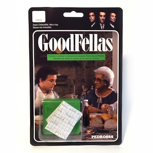 The Goodfellas - Les Affranchis Bootleg toy ! Recipe for pasta in sauce by Catherine Scorsese!