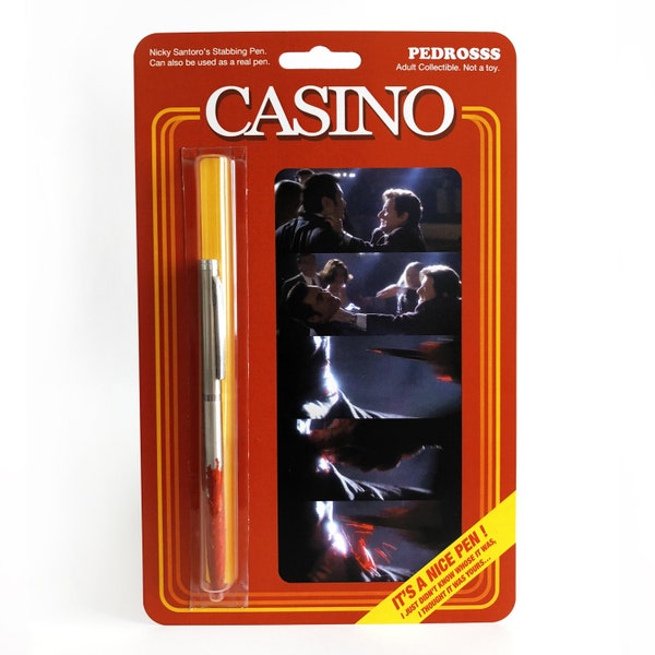 Casino - Casino movie Bootleg toy ! Nicky Santoro's (Joe Pesci) stabbing pen !