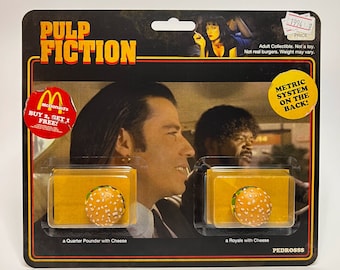 Pulp Fiction - Pulp Fiction Bootleg Toy ! Quarter Pounder and Royale with Cheese metric system Scene !