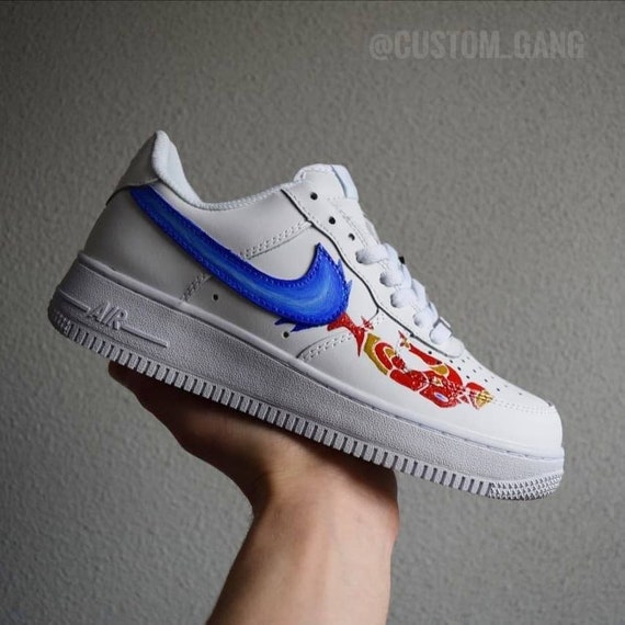 IRON MAN Nike Air Force 1 Custom - Etsy 