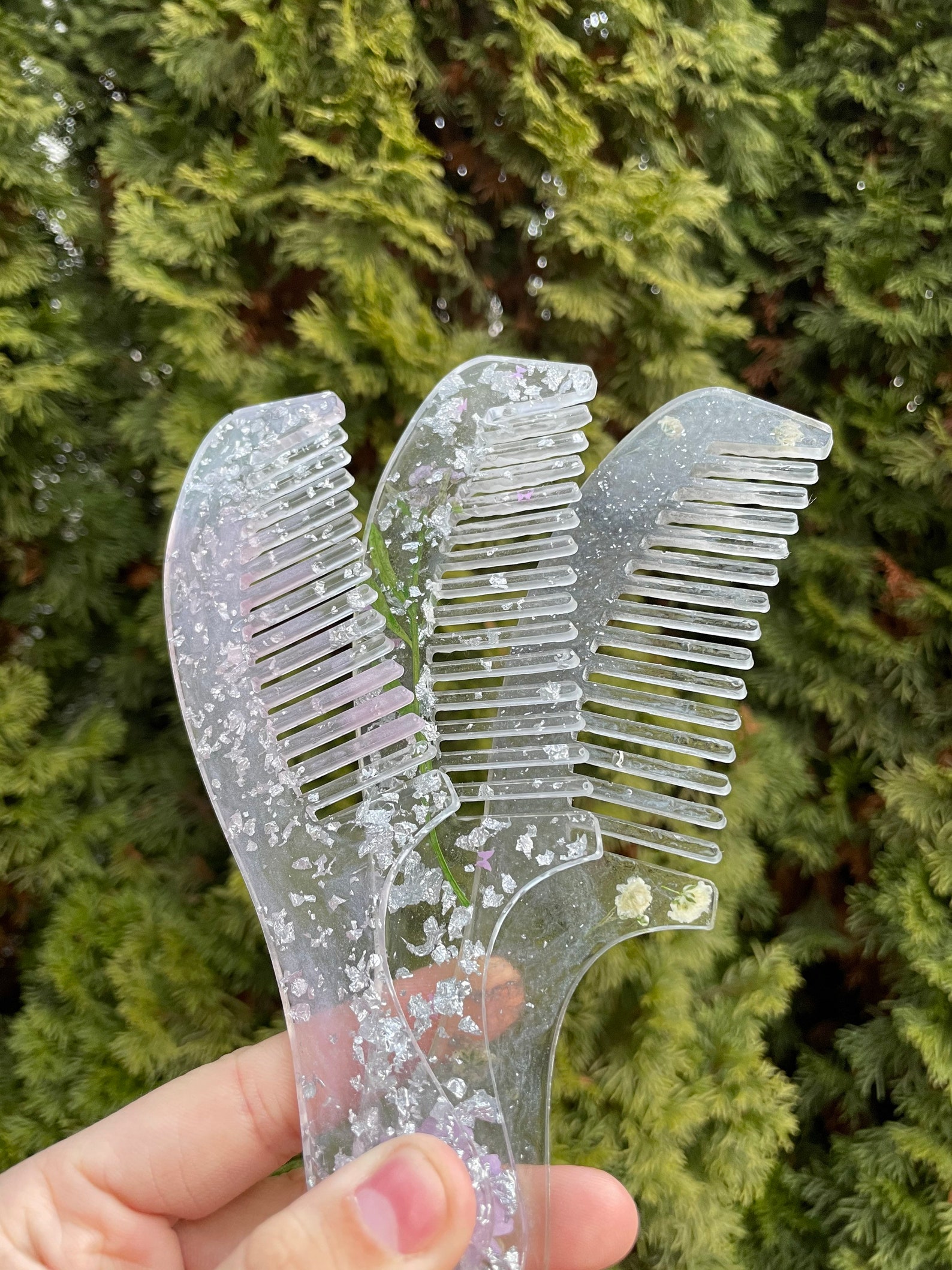 Resin Resin Comb Hair Comb Etsy