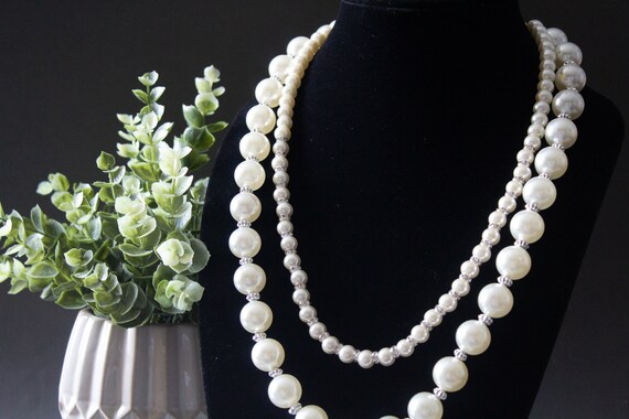 Pearl Rani Haar Necklace, Long Kundan Necklace, Indian Groom Mala
