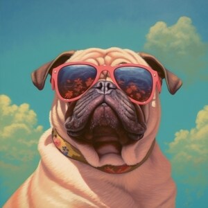 AI Generated Puggle Image