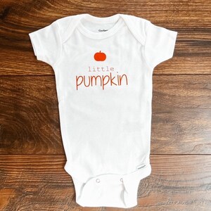 Little Pumpkin Onesie, Halloween Onesie, Fall Baby Onesie, Autumn Baby Onesie