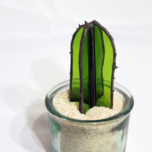 Stained Glass Column Cactus