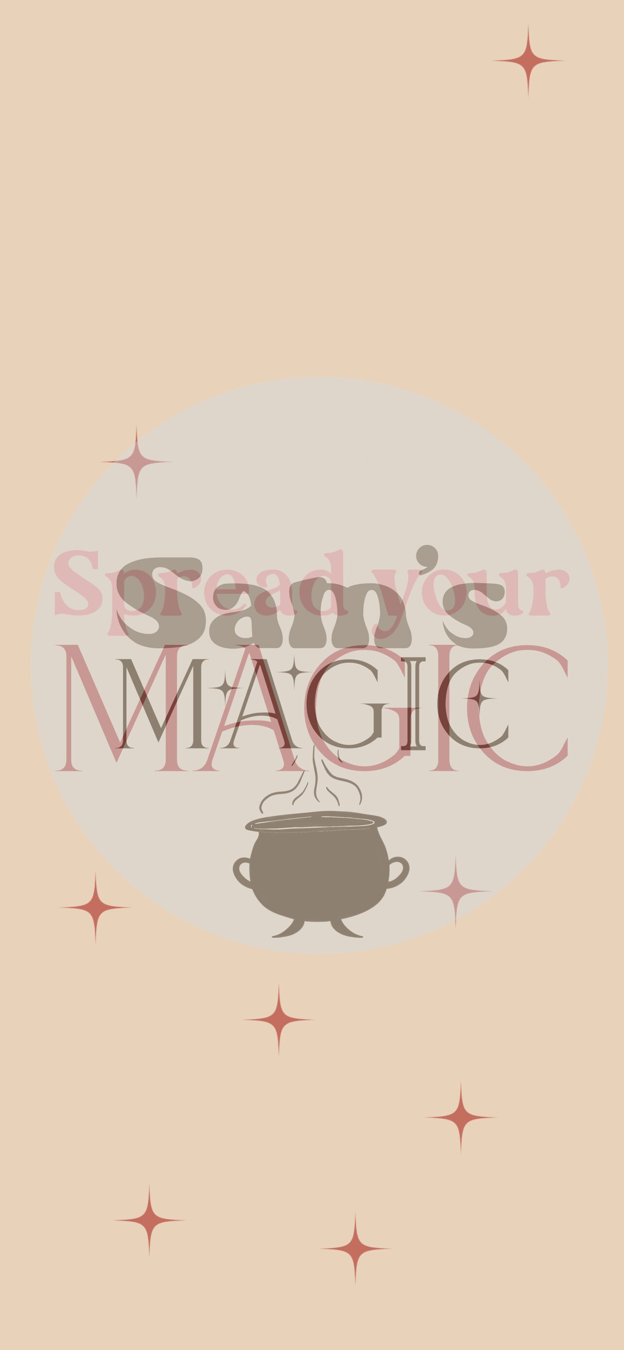 Affirmation Phone Wallpaper Digital Download Spread Your | Etsy