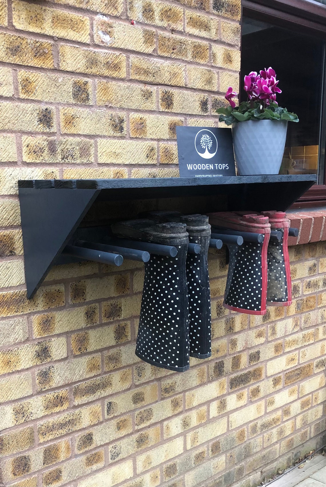 Wall Mounted Welly Rack Etsy UK