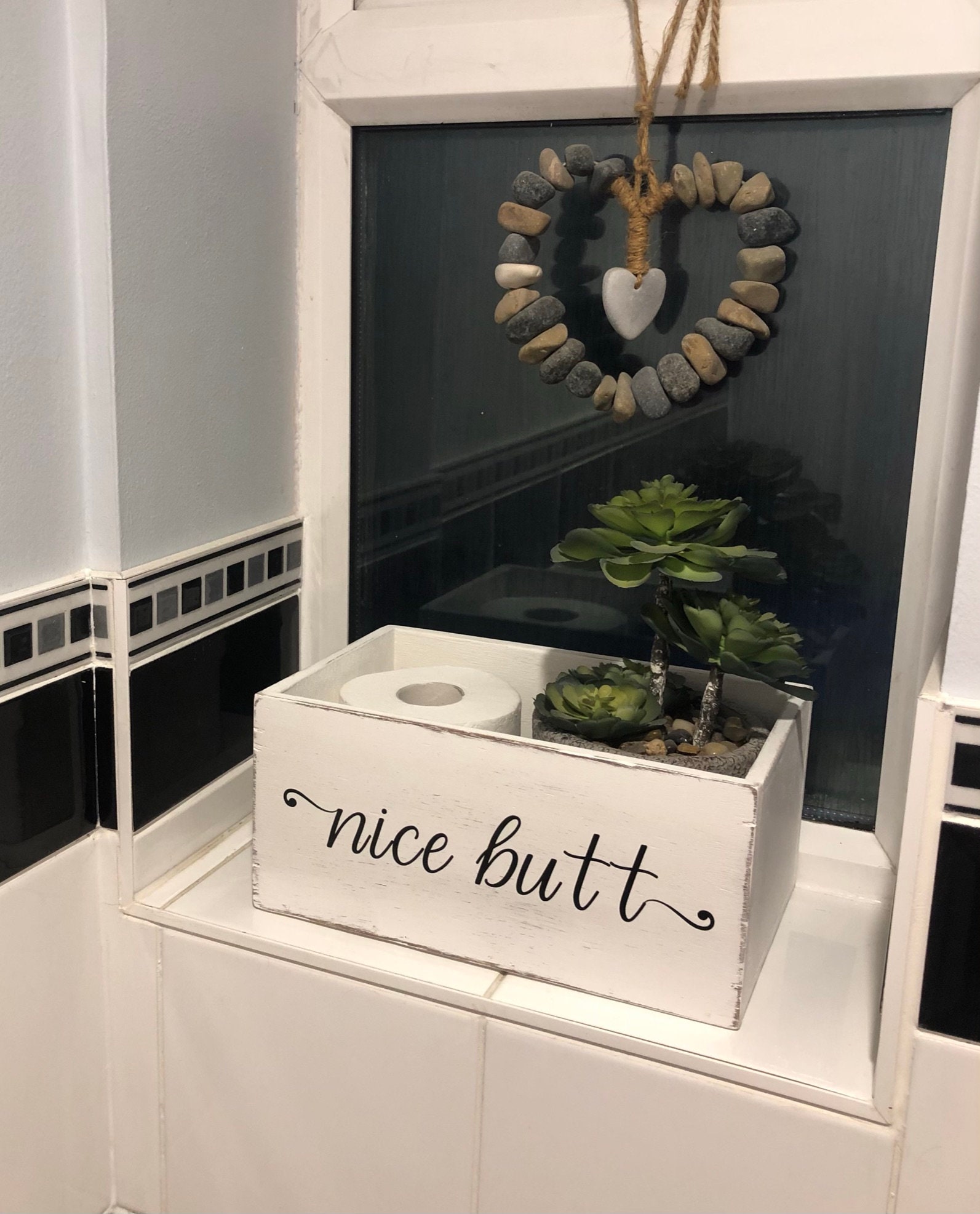 Wooden Loo Roll Box Etsy UK