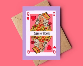 Queen of Hearts anniversary card