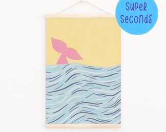 SUPER SECONDS FESTIVAL - Ocean Whale Nursery Art Print - A4 / A5 (discontinued)