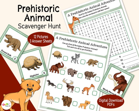 Scavenger Hunt At Home Animal Adaptation Scavenger Hunt - Classroom ...