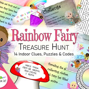 Fairy Treasure Hunt a Printable Indoor Scavenger Hunt With | Etsy UK