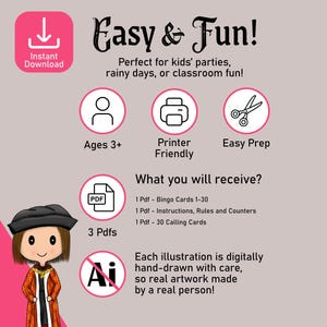 The Tudors Bingo, a British History game featuring Henry VIII & his Six Wives, a printable party game, kids activity or classroom resource image 2